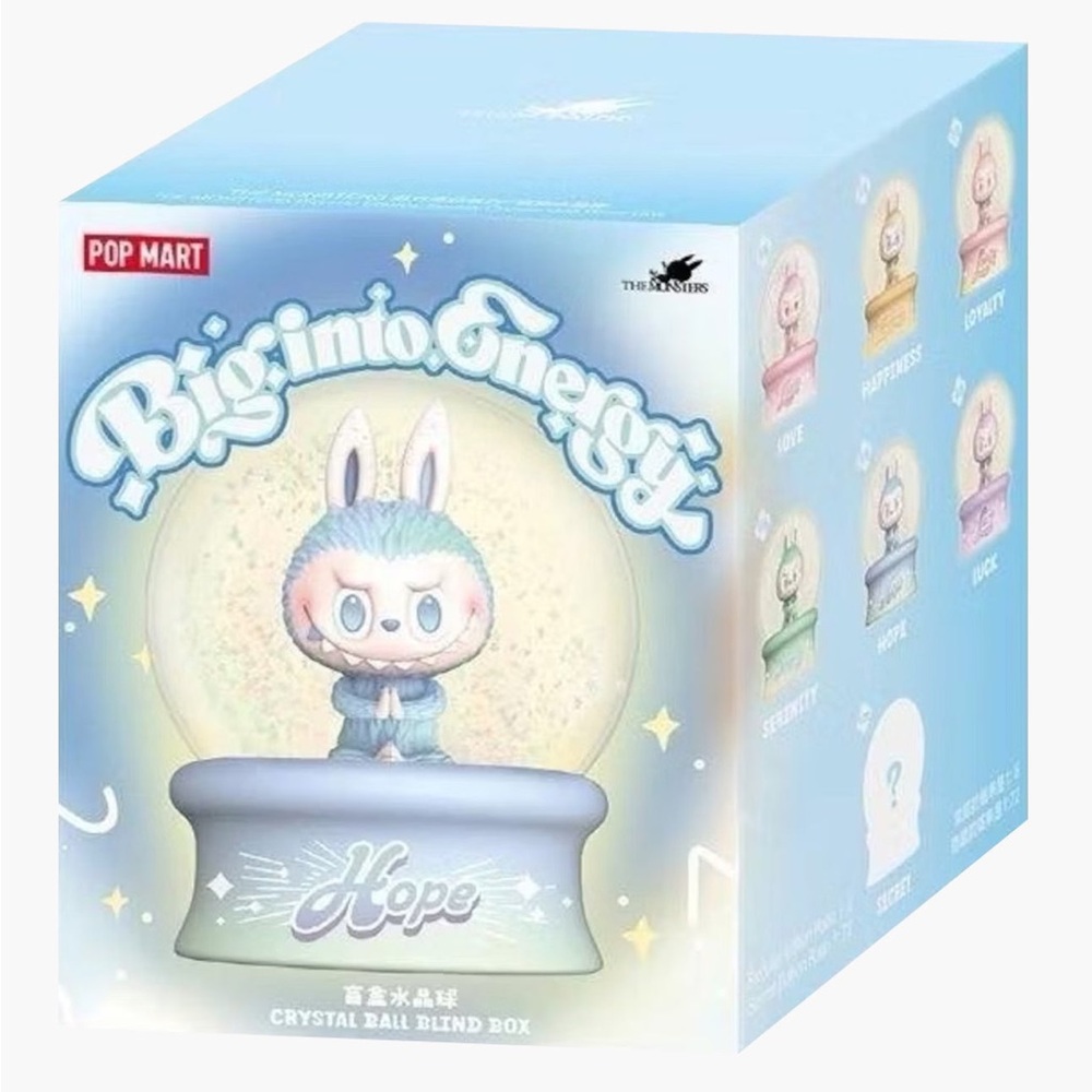 Labubu Big into Energy Crystal Ball Night Light - Picture 1 of 11